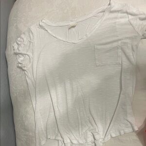 White pocket t shirt